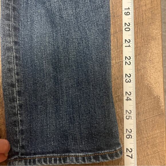 Old Navy Boyfriend Straight Droit Denim Jeans Womens Size 4 Distressed Simple - Picture 8 of 9